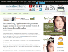 Tablet Screenshot of maestroalberto.it